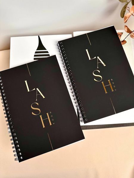 Планер для лешмейкера A5 Lash Book - журнал обліку клієнтів для нарощування вій