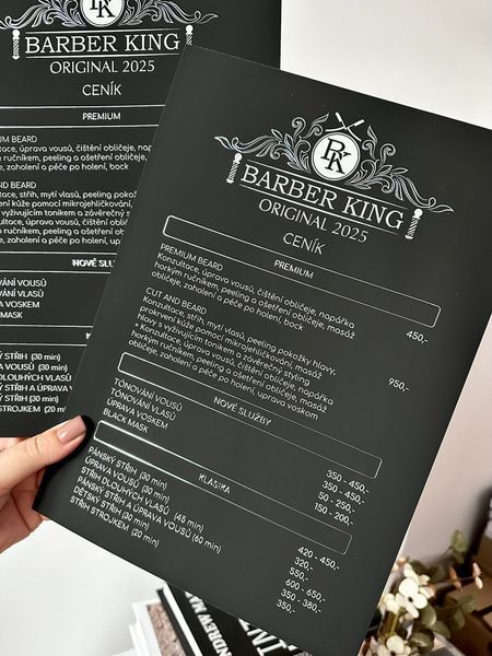 Прайс А4 з об'ємним срібним фольгуванням 253377 фото
